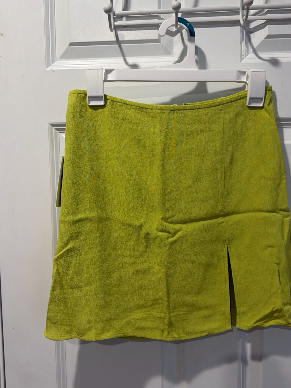 Aritzia Sunday Best Pear Green Mini Skirt